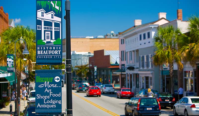 Beaufort Town Center Art Galleries & Shopping South Carolina
